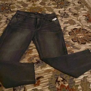 NWT Cute distressed black jeans with a little stretch!